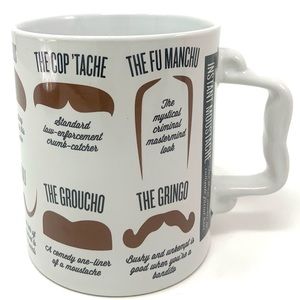 The Moustache Coffee Mug By ginger fox